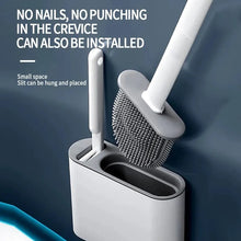 Load image into Gallery viewer, Silicone Toilet Brush Holder - Wall Hanging, Quick Drying, Soft Bristles