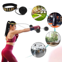 Load image into Gallery viewer, 1Pcs MMA Boxing Speed Ball Head-Mounted Pu Punch Sanda Training Hand Eye Reaction Home Sandbag Fitness Equipment Gym Muay Thai