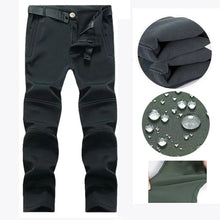 Load image into Gallery viewer, Men Softshell Fleece Jacket Windproof Outdoor Hiking Winter Coat
