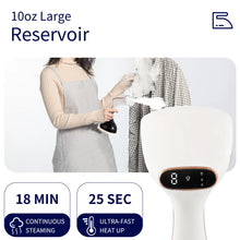 Load image into Gallery viewer, 1800W Handheld Steam Hanging Iron Touch Screen Control 15 Seconds Fast Preheat 320ml Portable Home Small Fabric Clothes Steamer