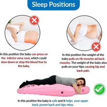 Load image into Gallery viewer, Inflatable Mattress Pregnancy Pillow O-type Yoga Mat Maternity Body Bed Pillow Sleeping Mat Body Bed Pillow Sleep With Air Pump