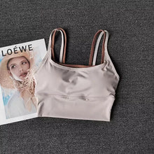 Load image into Gallery viewer, Women Breathable Sports Bra Shockproof Fitness Tops Push Up Gym Crop Top Brassiere Sport Bras Gym Workout Top Seamless Yoga Bra