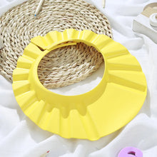 Load image into Gallery viewer, Baby Shower Soft Cap Adjustable Hair Wash Hat for Kids Ear Protection Safe Children Shampoo Bathing Shower Protect Head Cover