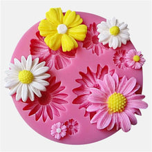 Load image into Gallery viewer, 3D Flower Silicone Mold! Fondant, Cake, Candy, Chocolate