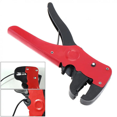 Portable Multifunctional Wire Strippers Cable Crimper Cutter Reset Spring Tool