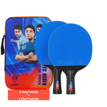 Load image into Gallery viewer, LOKI K5000 Table Tennis Racket Set 1pc/2pcs Home Entertainment Ping Pong Rackets with Blue Color Ping Pong Rubber