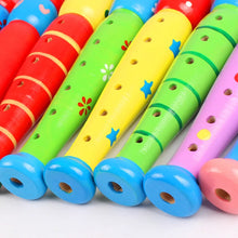 Load image into Gallery viewer, Colorful Wooden Flute Trumpet Buglet - Kids Educational Musical Toy