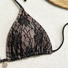 Load image into Gallery viewer, Lace Sexy Bikinis Female Swimsuits Women Three-Piece Swimwear Beach Swimming Wear Bathing Suits Brazilian Bikini Set Pool Bather
