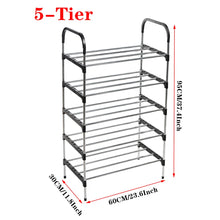Load image into Gallery viewer, Multi-layer simple shoe rack entrance door storage rack household shoe rack can be stacked to save space shoe rack