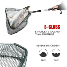 Load image into Gallery viewer, 130CM Aluminum Alloy Fishing Net Telescoping Foldable Landing Net Retractable Pole for Carp Fishing Tackle Catching Releasing