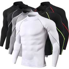 Load image into Gallery viewer, Men Sport T-shirt Quick Dry Bodybuilding Running Shirt Long Sleeve Compression Top Gym T Shirt Men Fitness Tight Rashgard