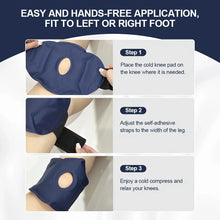 Load image into Gallery viewer, Reusable Nylon Gel Knee Pack for Hot/Cold Therapy, Easing Discomfort and Aiding Foot Relaxation