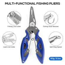 Load image into Gallery viewer, 263pcs Outdoor Fishing Accessories Set with Tackle Box - Pliers, Hooks, Sinkers, Swivels