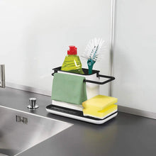 Load image into Gallery viewer, Kitchen Sponge Cloth Holder Sink Caddy Organiser