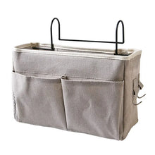 Load image into Gallery viewer, Bedside Storage Rack Hanging Basket Dormitory Organizer Bedroom Storage