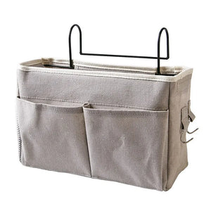 Bedside Storage Rack Hanging Basket Dormitory Organizer Bedroom Storage