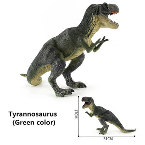 High Quality PVC Jurassic Dinosaur Action Figures – T-Rex & Brachiosaurus Toy Model for Kids