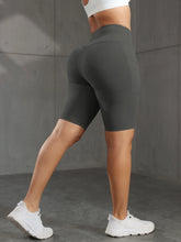 Load image into Gallery viewer, CHRLEISURE Women Solid Yoga Shorts with 3 Pockets High Waist Butt Lifting Workout Tights Gym Elastic Cycling Shorts Activewear