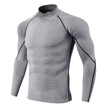 Load image into Gallery viewer, Men Sport T-shirt Quick Dry Bodybuilding Running Shirt Long Sleeve Compression Top Gym T Shirt Men Fitness Tight Rashgard