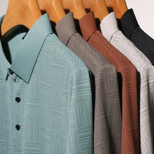 Load image into Gallery viewer, 2024 Men's New Printed Business Casual Short sleeved POLO Shirt Fashion Short sleeved Comfortable and Breathable Top