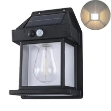 Load image into Gallery viewer, Solar Lights Outdoor Exterior Wall Lamps Retro Body Induction Atmosphere Christmas Fairy Lights Solar Charging Desk Lamps Gifts