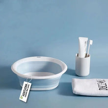 Load image into Gallery viewer, Portable Folding Wash Basin - Collapsible Laundry Tub for Bathroom, Kitchen, and Bath