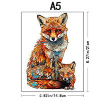 Load image into Gallery viewer, Wooden Puzzle for Adults, Cat Wooden Jigsaw Puzzles for Adults, Unique Animal Shape Wood Cut Puzzles for Family Friend