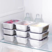 Load image into Gallery viewer, Stainless Steel Food Storage Container with Lid - Airtight Fresh-Keep Box for Fridge | Small Thickened Kitchen Organizer