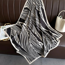 Load image into Gallery viewer, 90*90Cm Square Scarf Twill Silk Feeling Women Head Shawls and Wraps Luxury Hair Tree Print Neck Scarves Hijab Bandana Pashmina