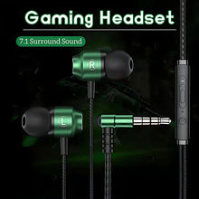 Load image into Gallery viewer, Metal Magnetic Gaming Earbuds 90° L Elbow Digital Type-C/3.5MM AUX 9D Surround HIFI Heavy Bass Music Headset For Samsung Android