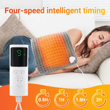 Load image into Gallery viewer, Electric Heating Waist Pad Adjustable Temperature Massage Waist Warm&amp;Hot Compress For Abdomen Uterus Thermal Lumbar Support Belt