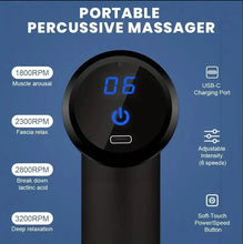 Load image into Gallery viewer, Mini Muscle Massage Gun Protable Body Massager Deep Handheld Percussion Massager For Body Back And Neck Leg