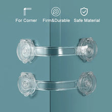 Load image into Gallery viewer, 6PCS Baby Cabinet Locks - Child Safety Strap for Drawer, Refrigerator, Anti-Pinch