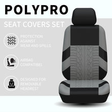 Load image into Gallery viewer, Universal Car Seat Covers Full Set Front Split Rear Bench for SUV Sedan Van