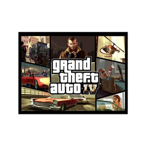 Video Game Grand Theft Auto Poster Canvas Painting GTA 5 Wall Picture Print For Modern Gamer Living Room Home Decoration