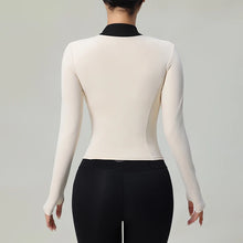 Load image into Gallery viewer, Girls Long Sleeve Activewear Running Sport Coat Slim Workout Zip Up Sleeve Sports Jacket Top Yoga Jackets for Women