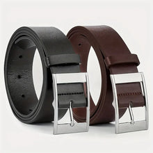 Load image into Gallery viewer, New Luxury Belt for Men PU Leather Belt Metal Pin Buckle High Quality Famous Brand Designer Waist Strap Belts for Jeans Men Belt