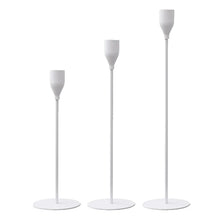 Load image into Gallery viewer, 3Pc/Set European style Metal Candle Holders Fashion Simple Wedding Table Decoration Party Living Room Candlestick Christmas Tabl
