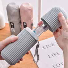 Load image into Gallery viewer, Portable Toothpaste Toothbrush Protect Holder Case Travel Camping Storage Box Protect Toothbrush Toothpaste from Dirt and Damage