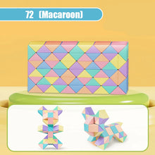 Load image into Gallery viewer, Magic Snake Puzzle Toy 24-72 Segments 3D Fidget Cube