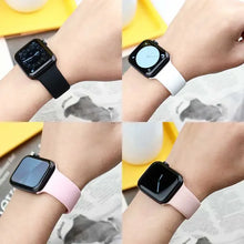 Load image into Gallery viewer, Silicone Band For Apple Watch strap 44mm 45mm 40mm 41mm 42-46mm sport bracelet iwatch series 8 7 6 5 4 9 10 11 SE-Ultra 2/3 49mm