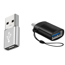 Load image into Gallery viewer, 2PCS USB 3.0 To Type C OTG Charger Adapter Connector Type-C to USB Male To Type-c Adapt Converter for PC MacBook Car USB ipad