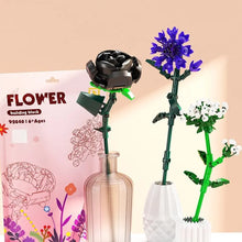 Load image into Gallery viewer, 3D Flower Bouquet Building Blocks Kit - Educational DIY Toy, Romantic Gift