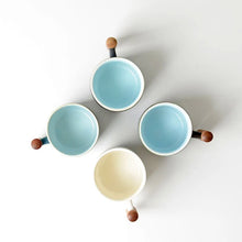 Load image into Gallery viewer, Creative Handmade Exquisite Coffee Cup Vintage Coffee Cup With Wooden Handle Mug Cups Mugs Drinkware Kitchen Dining Bar Home