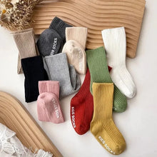 Load image into Gallery viewer, 3Pairs Baby Non-Slip Cotton Socks Toddler Stripe Soft Grips Floor Sock Set