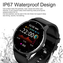 Load image into Gallery viewer, LIGE Smart Watch Women Men Full Touch Screen Bluetooth Call Smartwatch Waterproof Sports Fitness Tracker Watches for Android iOS