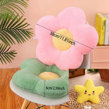 Load image into Gallery viewer, 12/35cm Stuffed Five Petal Flower Cushion Girly Room Decor Sunflower Pillow Bay Window Pink Flower Sit Bedroom Seat Pillow