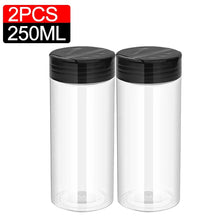 Load image into Gallery viewer, 10/1PCS Clear Spices Bottle Salt Pepper Shakers Plastic Barbecue Seasoning Jars Condiment Box Home Kitchen Powder Storage Can