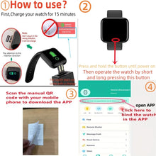 Load image into Gallery viewer, Smart Watch Women Men Music Control Bluetooth Calories Fitness Monitor Smartwatch Running Tracker Sport Bracelet For Android IOS