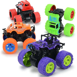 Monster Trucks Pull Back Friction Powered Toy Cars for Boys 3+ Gifts